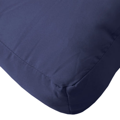 Palletkussen 58x58x10 cm oxford stof marineblauw