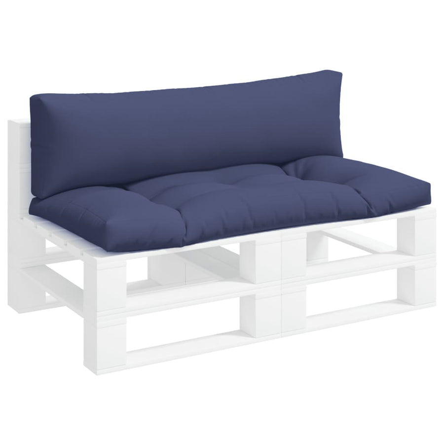 Palletkussens 2 St Oxford Stof Marineblauw