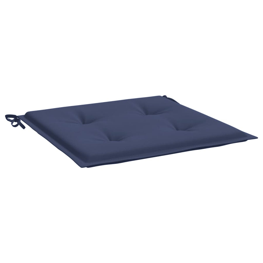 Palletkussens 4 st 40x40x3 cm oxford stof marineblauw