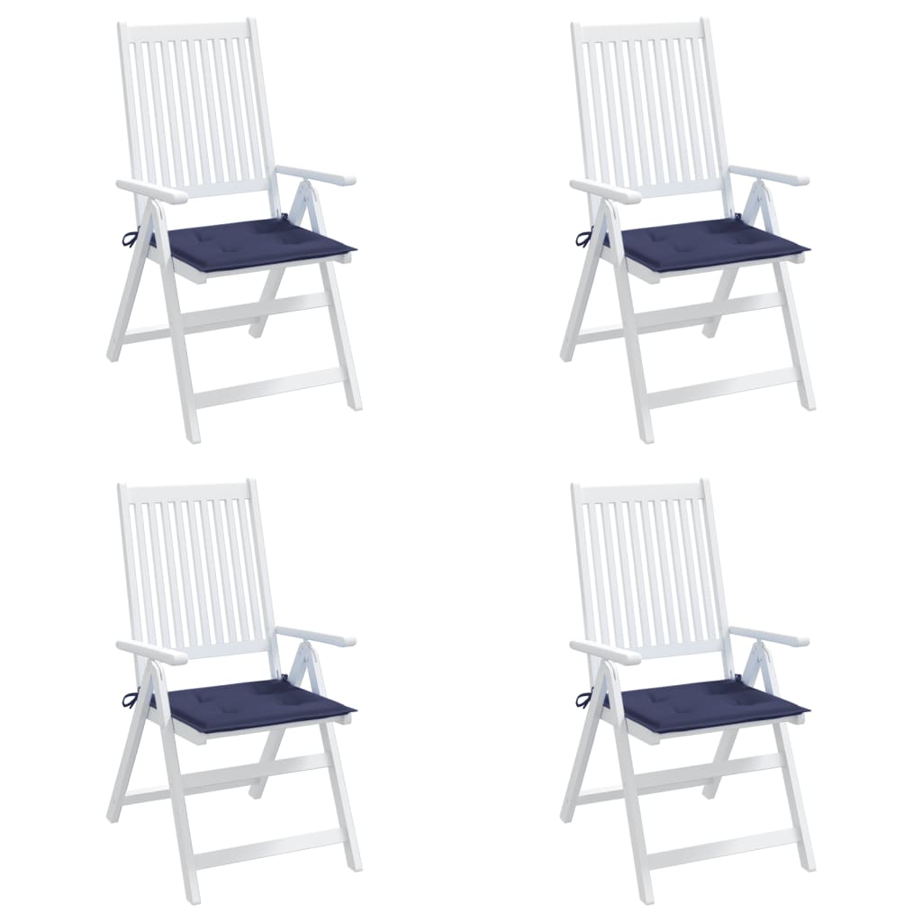 Palletkussens 4 st 50x50x3 cm oxford stof marineblauw