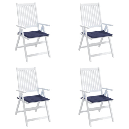 Palletkussens 4 st 50x50x3 cm oxford stof marineblauw