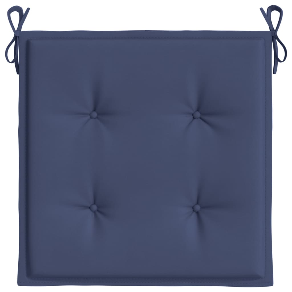 Palletkussens 4 st 50x50x3 cm oxford stof marineblauw