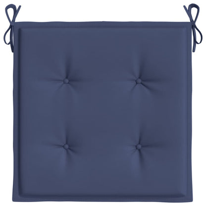 Palletkussens 4 st 50x50x3 cm oxford stof marineblauw