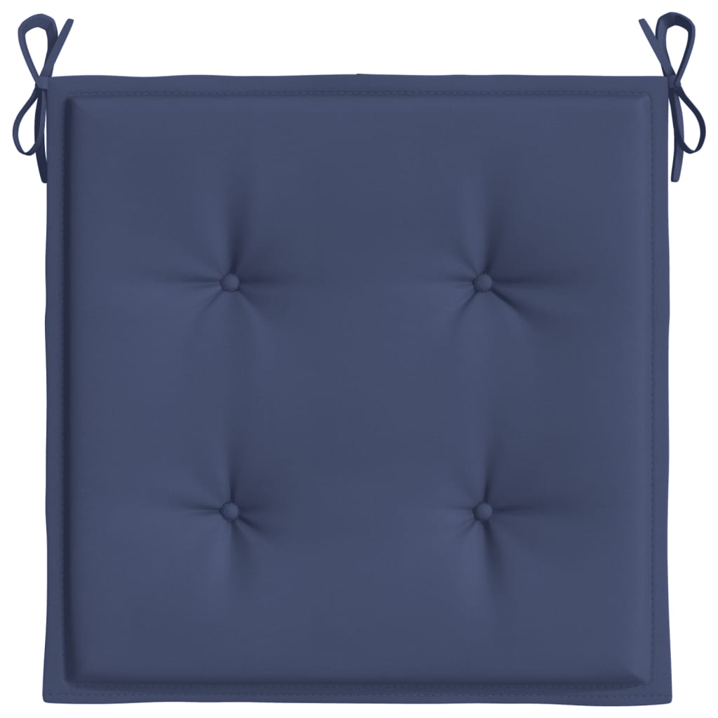 Palletkussens 6 st 50x50x3 cm oxford stof marineblauw