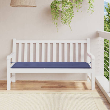 Tuinbankkussen 150x50x3 cm oxford stof marineblauw