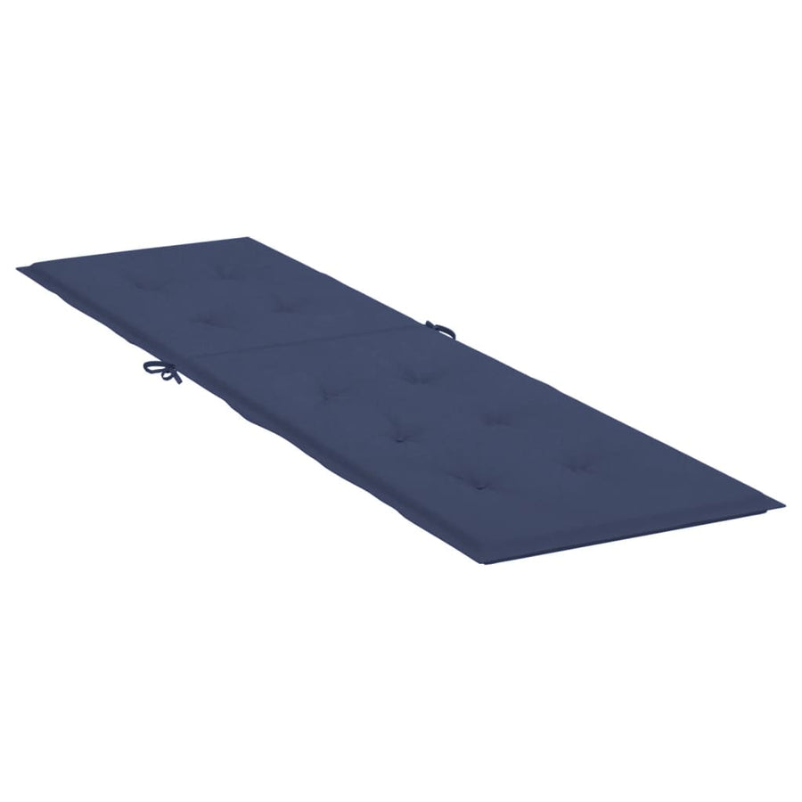 Terrasstoelkussen oxford stof marineblauw