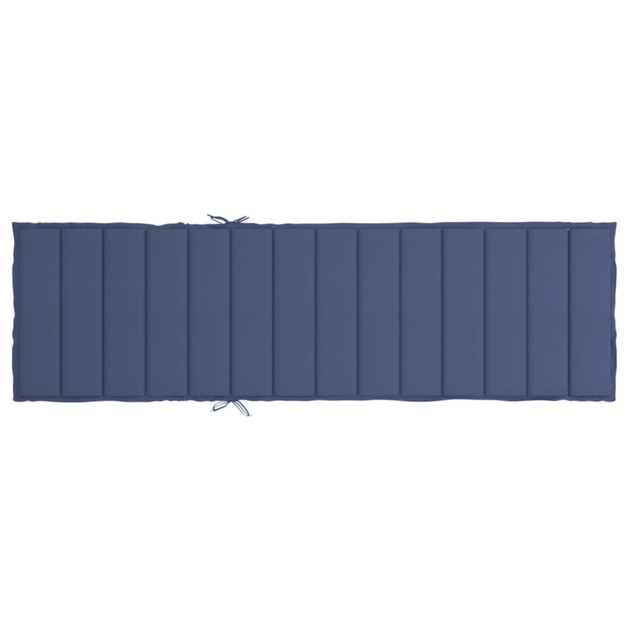 Ligbedkussen oxford stof marineblauw