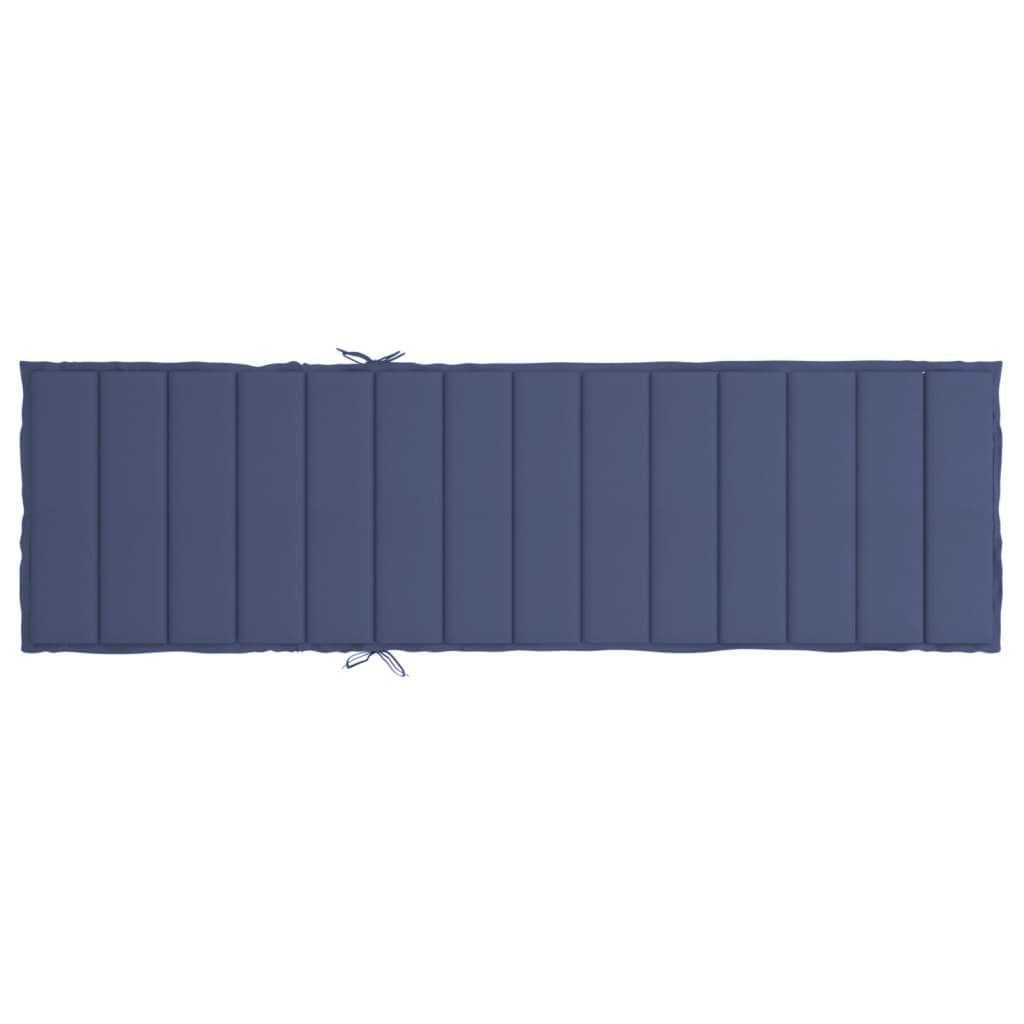 Ligbedkussen oxford stof marineblauw