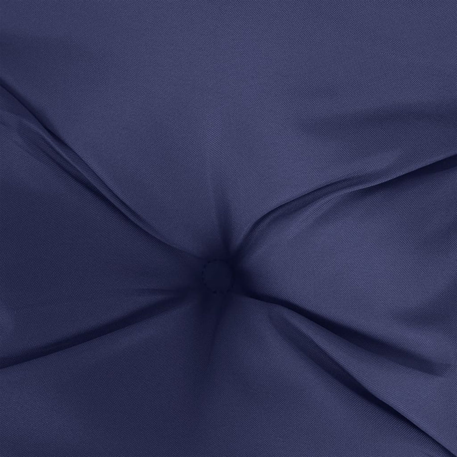 Stoelkussens 6 st 50x50x7 cm oxford stof marineblauw