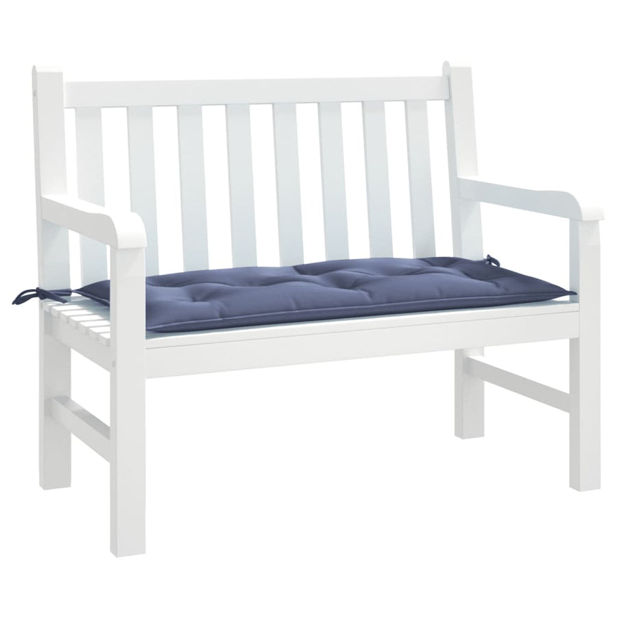 Tuinbankkussen 100x50x7 cm oxford stof marineblauw