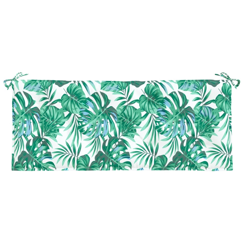 Tuinbankkussen 120X50X7 Cm Oxford Stof Bladpatroon