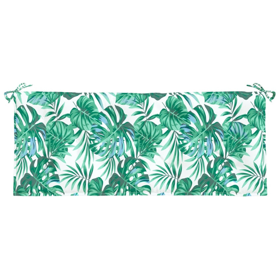 Tuinbankkussen 120X50X7 Cm Oxford Stof Bladpatroon