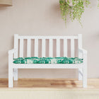 Tuinbankkussen 120x50x7 cm bladpatroon