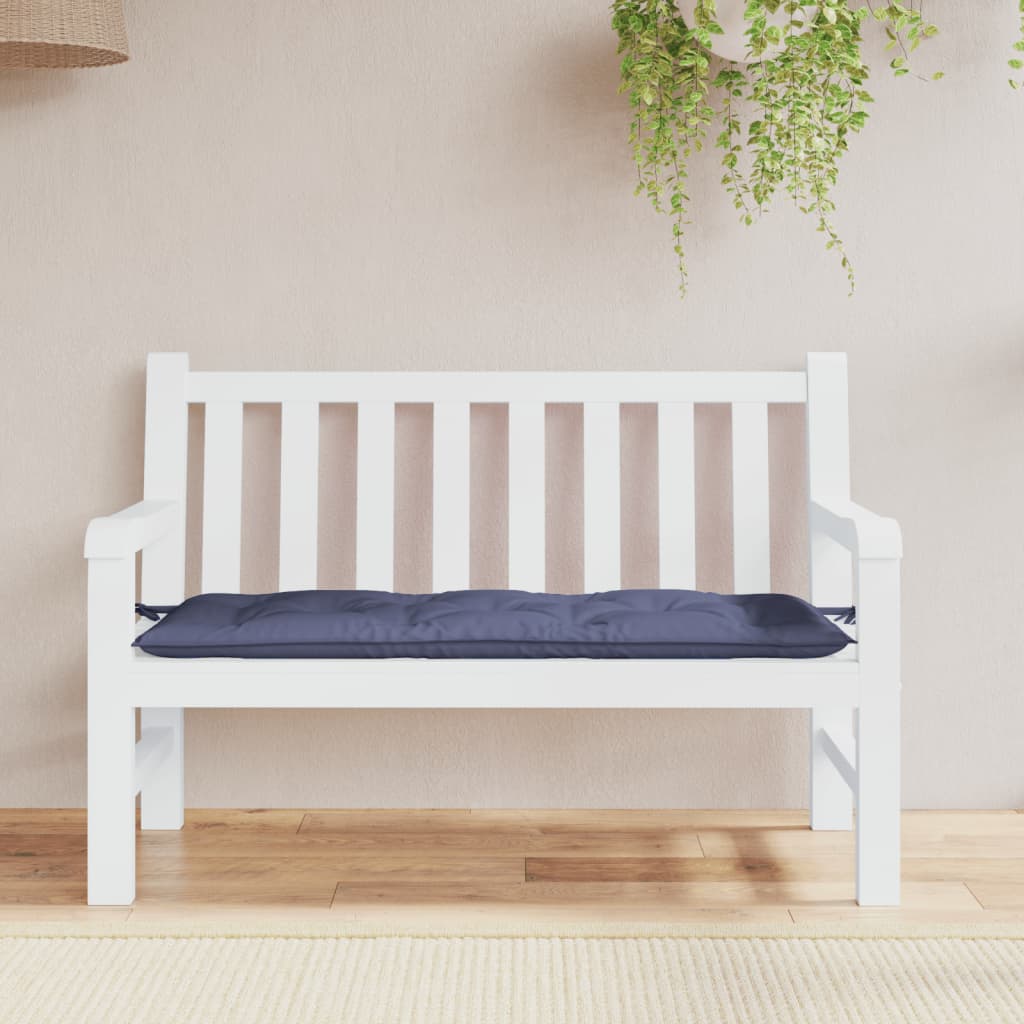 Tuinbankkussen 120X50X7 Cm Oxford Stof Marineblauw