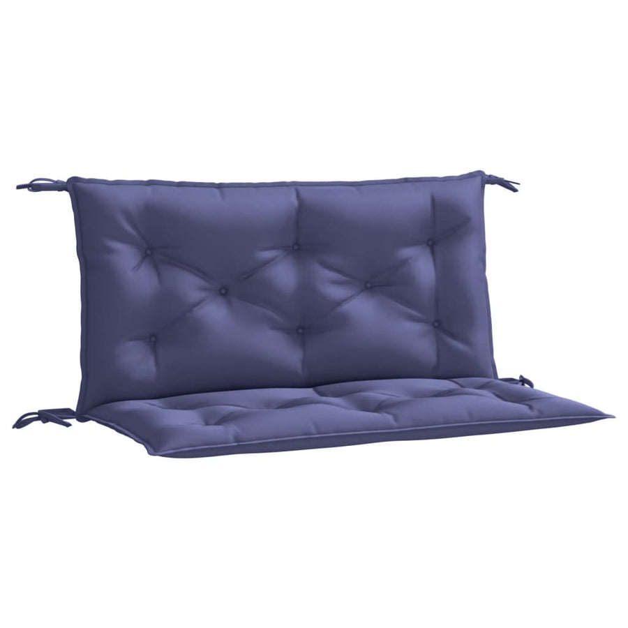 Tuinbankkussens 2 St 100X50X7 Cm Oxford Stof Marineblauw