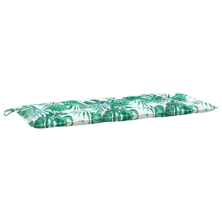 Tuinbankkussens 2 St Bladpatroon 120X50X7 Cm Oxford Stof