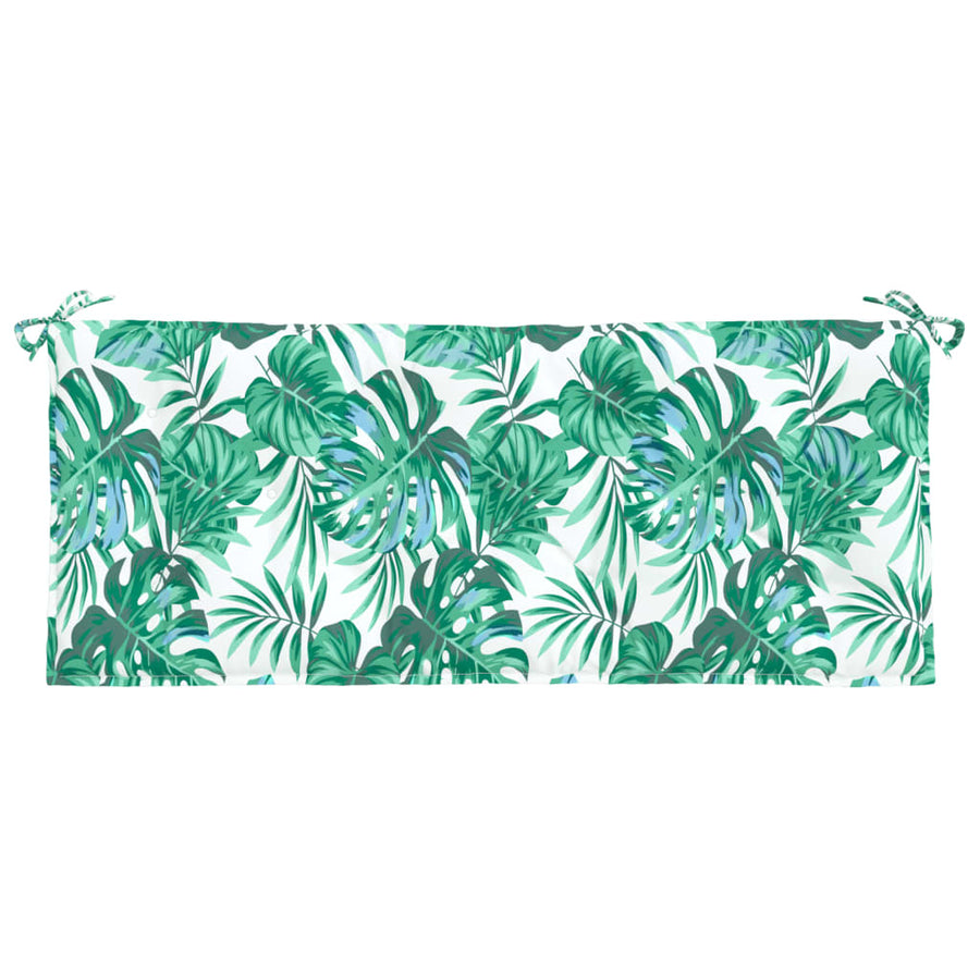 Tuinbankkussens 2 St Bladpatroon 120X50X7 Cm Oxford Stof