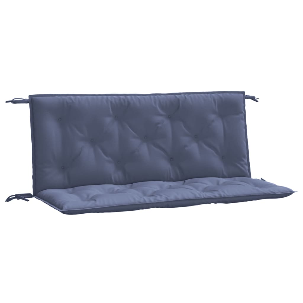 Tuinbankkussens 2 St 120X50X7 Cm Oxford Stof Marineblauw