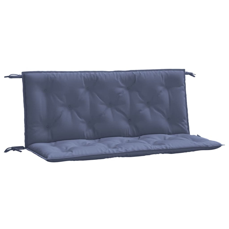 Tuinbankkussens 2 St 120X50X7 Cm Oxford Stof Marineblauw