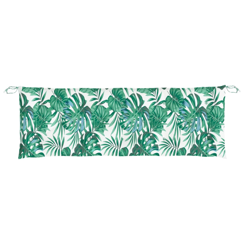 Tuinbankkussens 2 St 150X50X7 Cm Oxford Stof Bladpatroon