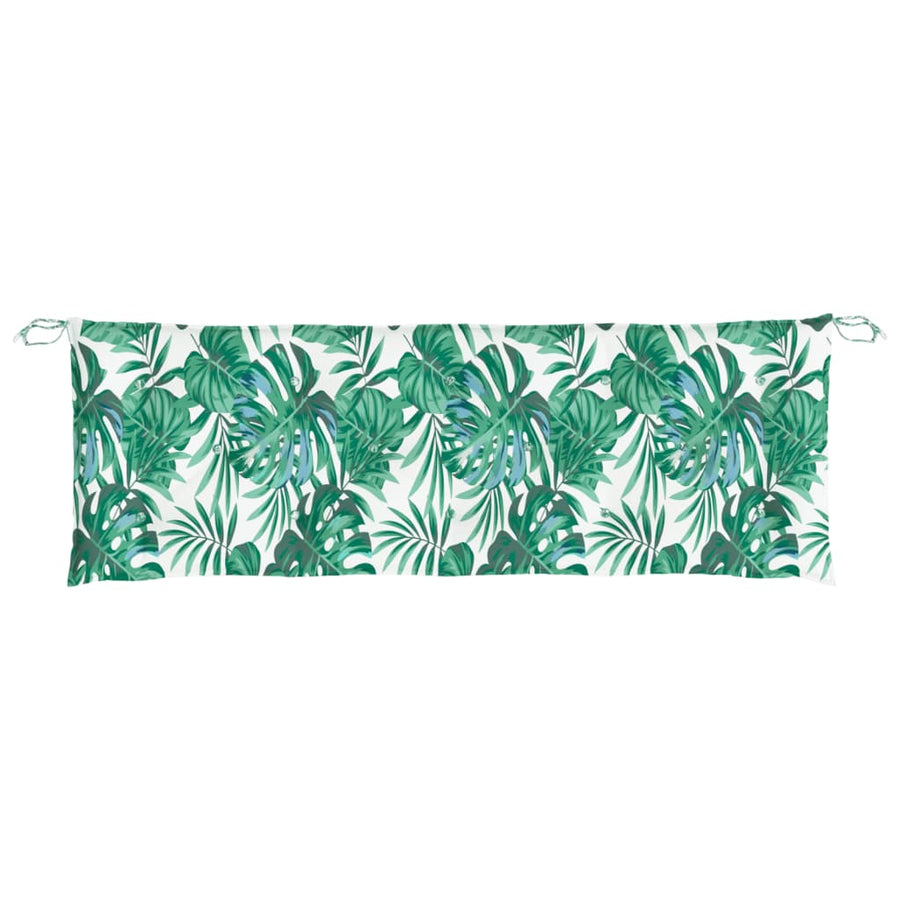 Tuinbankkussens 2 St 150X50X7 Cm Oxford Stof Bladpatroon