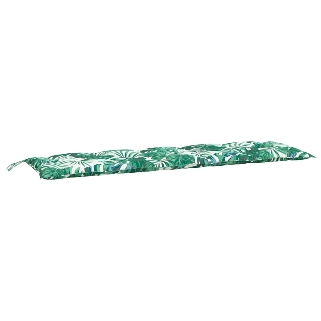Tuinbankkussens 2 St 180X50X7 Cm Oxford Stof Bladpatroon
