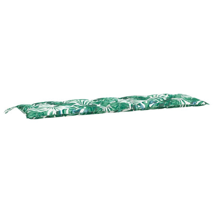 Tuinbankkussens 2 St 180X50X7 Cm Oxford Stof Bladpatroon