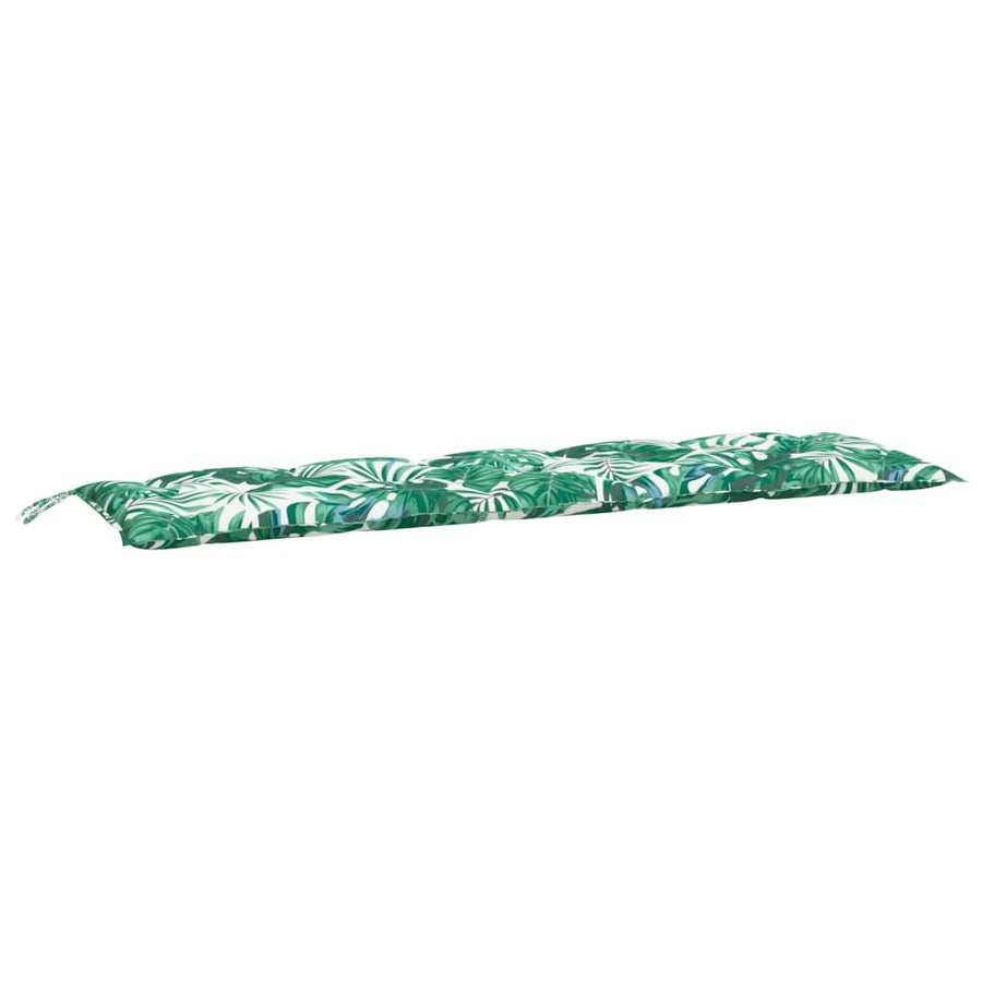 Tuinbankkussens 2 St 180X50X7 Cm Oxford Stof Bladpatroon