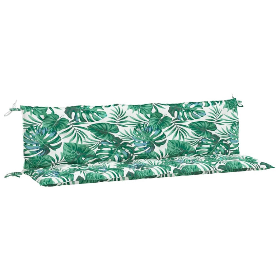 Tuinbankkussens 2 St 180X50X7 Cm Oxford Stof Bladpatroon