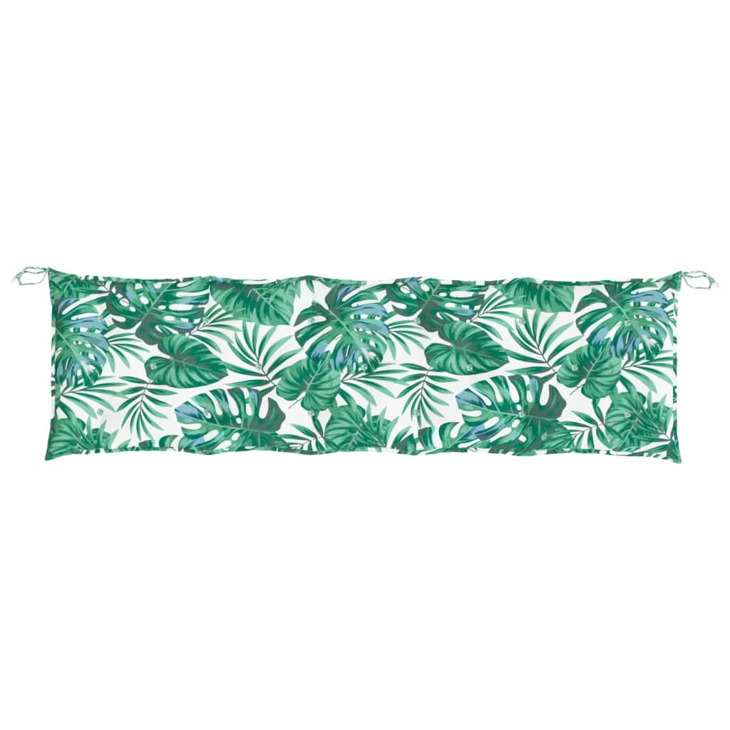 Tuinbankkussens 2 St 180X50X7 Cm Oxford Stof Bladpatroon