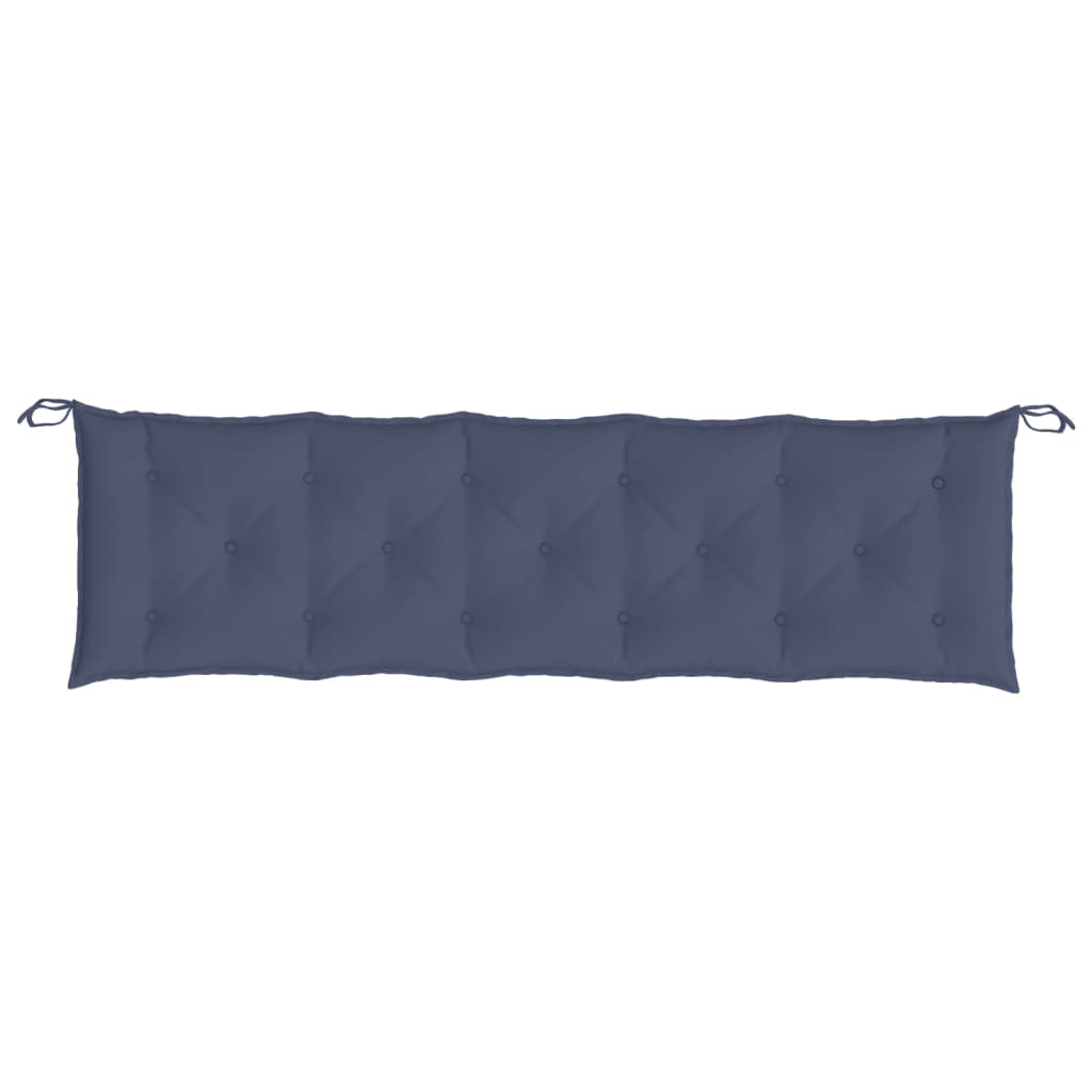 Tuinbankkussens 2 St 180X50X7 Cm Oxford Stof Marineblauw