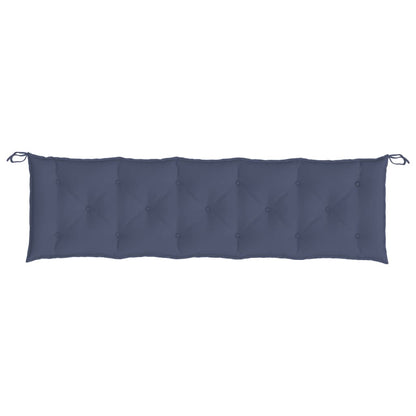 Tuinbankkussens 2 St 180X50X7 Cm Oxford Stof Marineblauw
