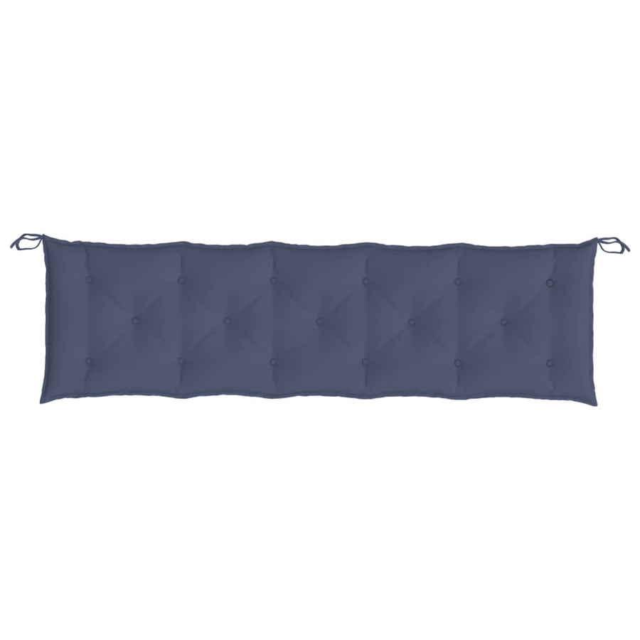 Tuinbankkussens 2 St 180X50X7 Cm Oxford Stof Marineblauw