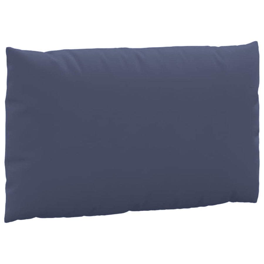 Palletkussens 2 st stof marineblauw