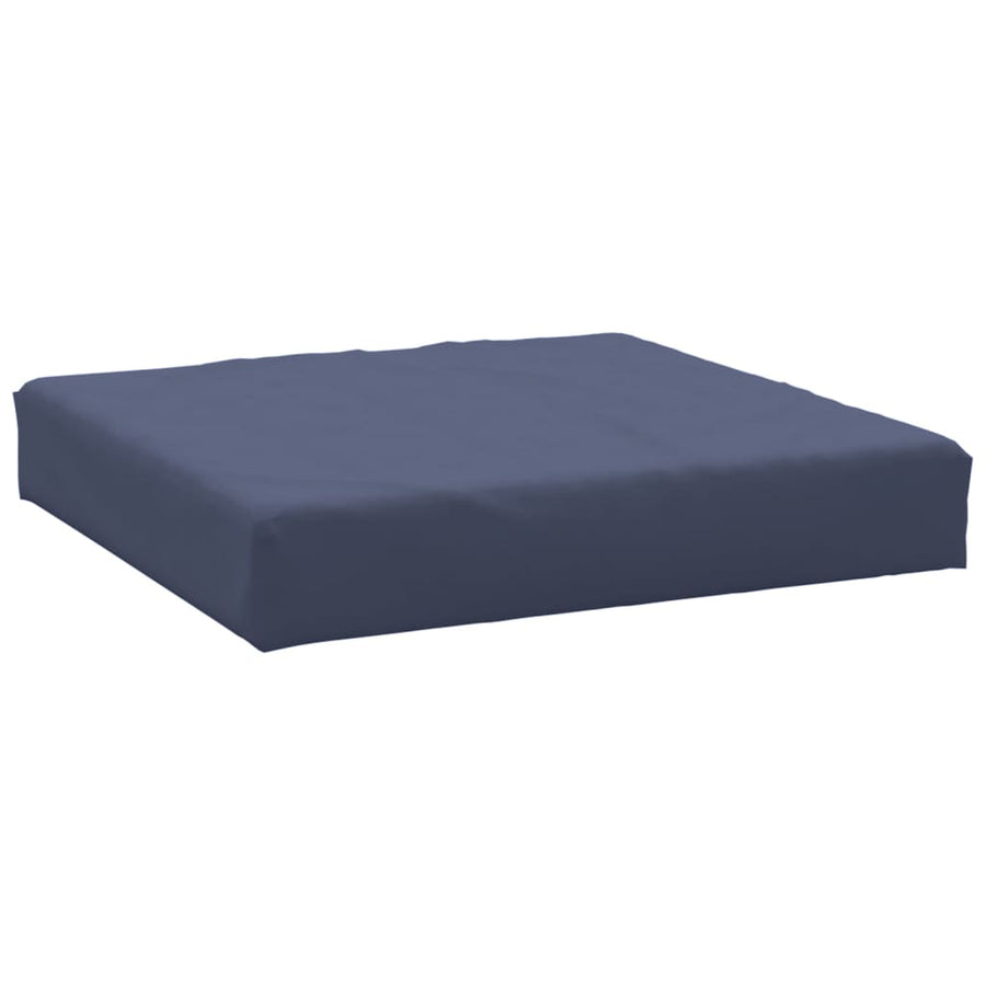 Palletkussens 2 st stof marineblauw
