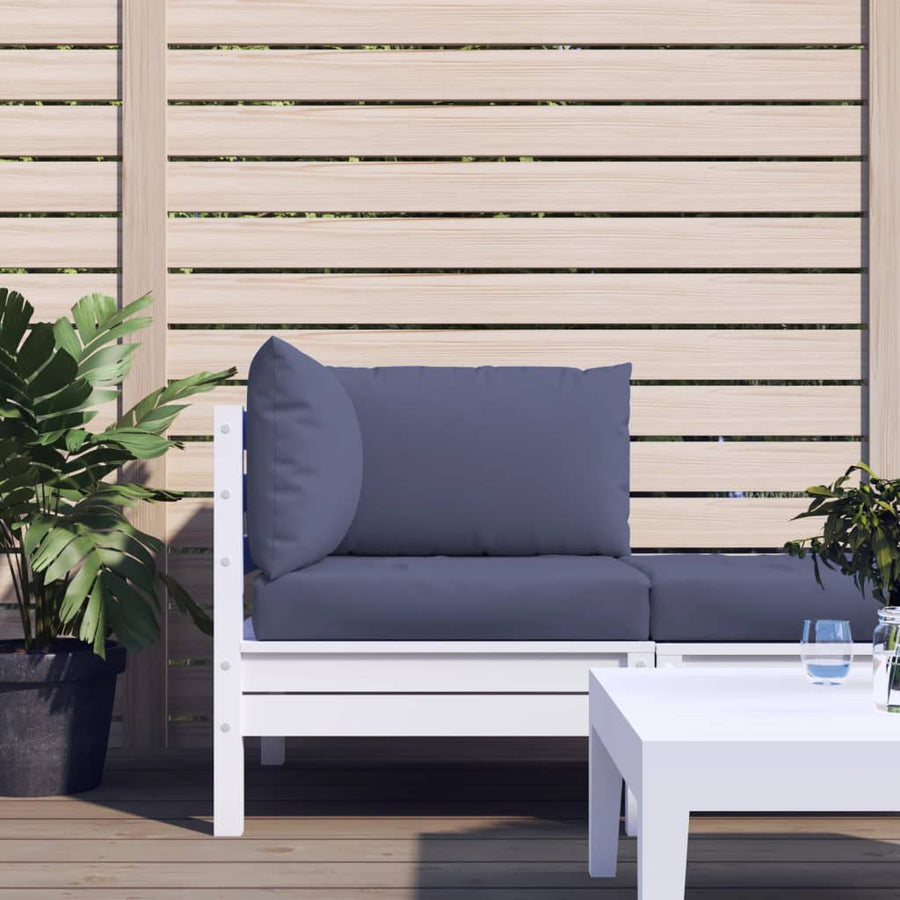 Palletkussens 3 St Oxford Stof Marineblauw Donkerbruin