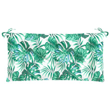 Tuinbankkussen 110X50X7 Cm Oxford Stof Bladpatroon 110 x 50 x 7cm