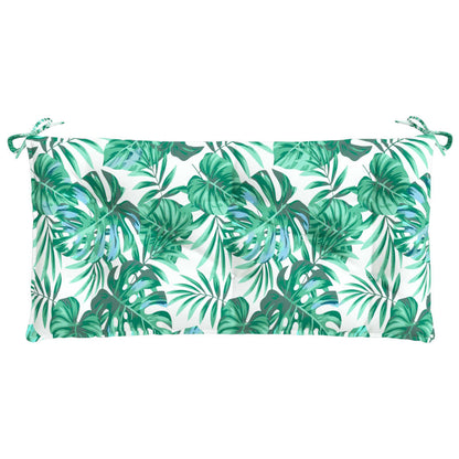 Tuinbankkussen 110X50X7 Cm Oxford Stof Bladpatroon 110 x 50 x 7cm
