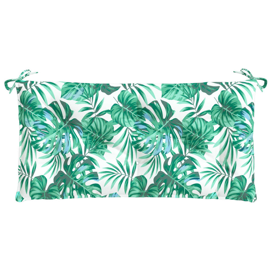 Tuinbankkussen 110X50X7 Cm Oxford Stof Bladpatroon 110 x 50 x 7cm