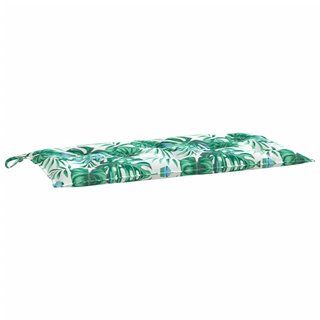 Tuinbankkussen 110X50X7 Cm Oxford Stof Bladpatroon 110 x 50 x 7cm
