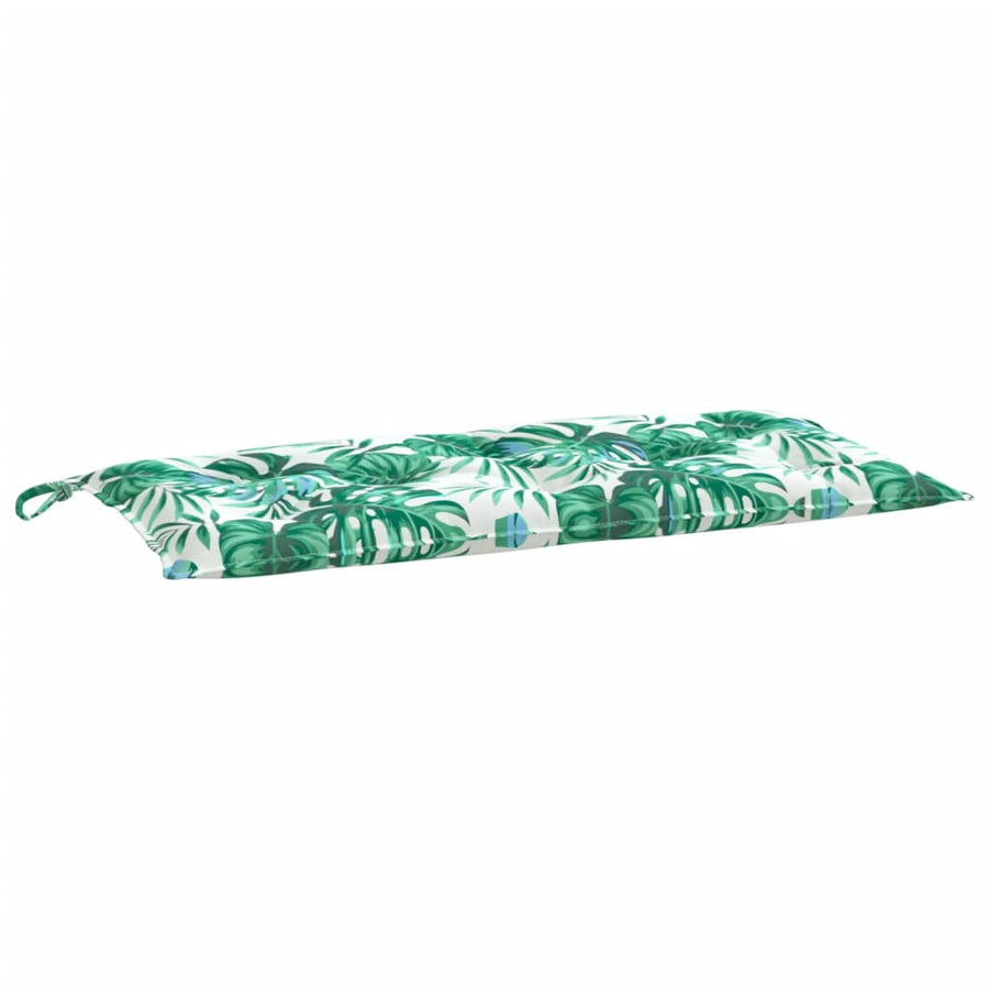 Tuinbankkussen 110X50X7 Cm Oxford Stof Bladpatroon 110 x 50 x 7cm