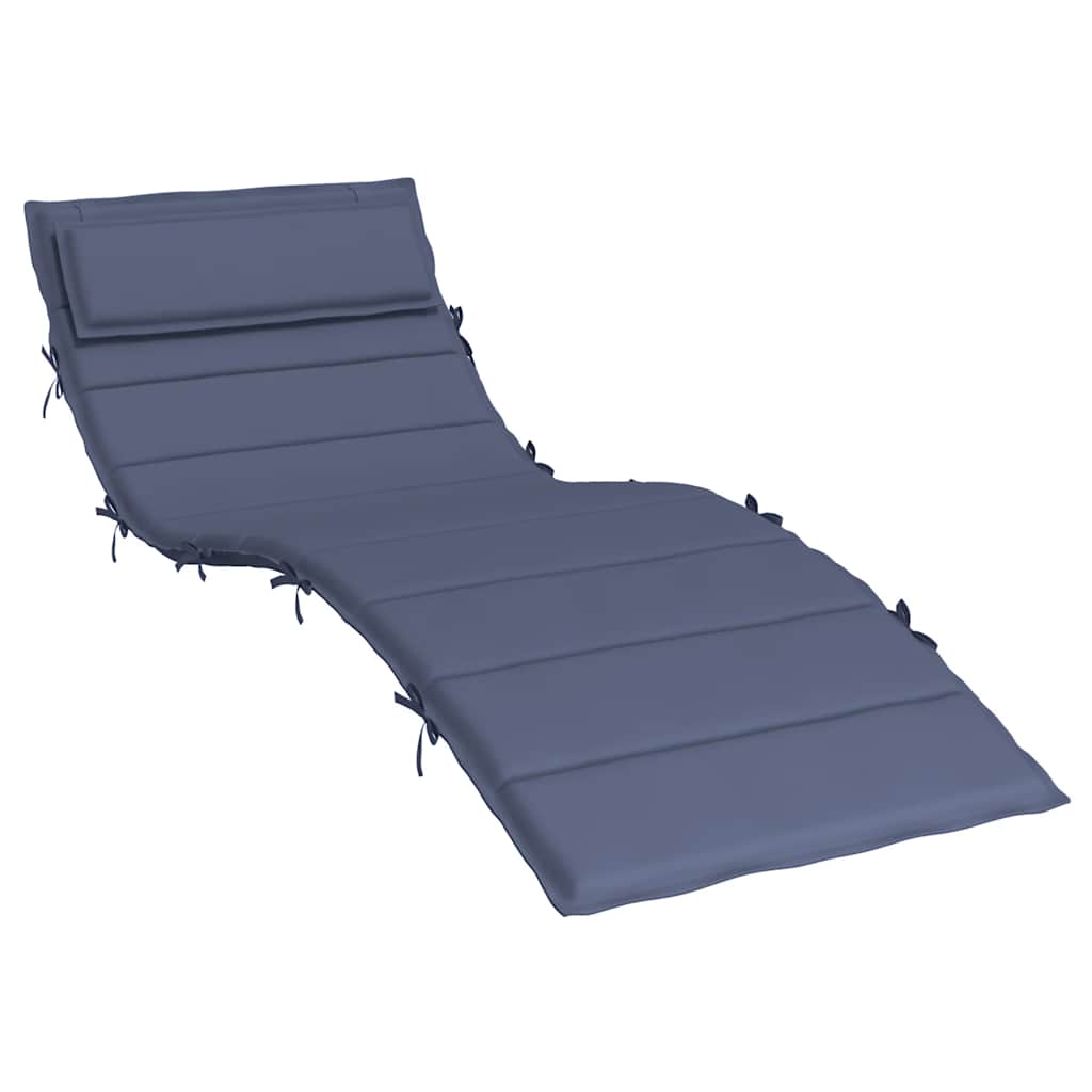 Ligbedkussen 180X60X4 Cm Oxford Stof Marineblauw