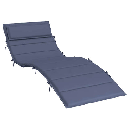 Ligbedkussen 180X60X4 Cm Oxford Stof Marineblauw