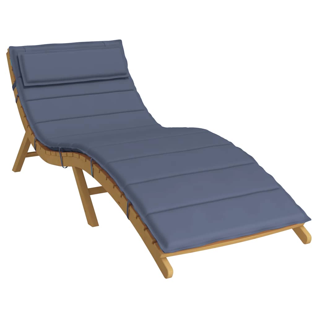Ligbedkussen 180X60X4 Cm Oxford Stof Marineblauw