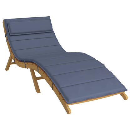 Ligbedkussen 180X60X4 Cm Oxford Stof Marineblauw