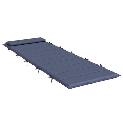 Ligbedkussen 180X60X4 Cm Oxford Stof Marineblauw