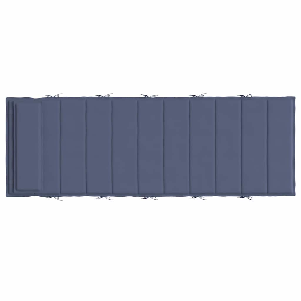 Ligbedkussen 180X60X4 Cm Oxford Stof Marineblauw