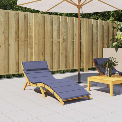 Ligbedkussen 180X60X4 Cm Oxford Stof Marineblauw
