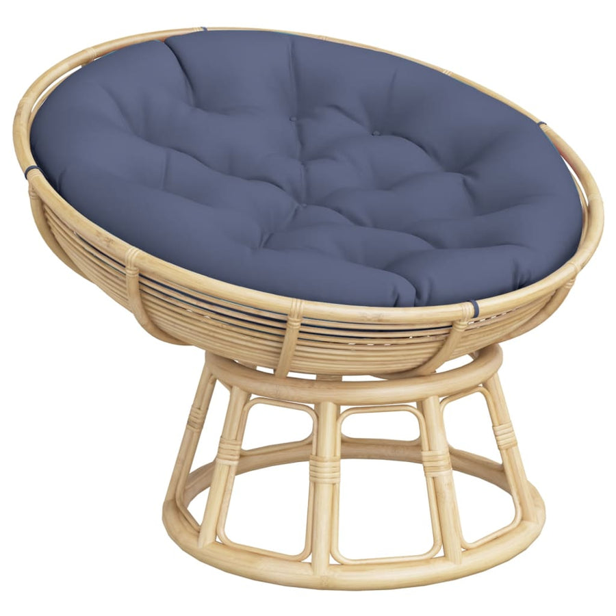 Zitkussen rond Ø 100x11 cm oxford stof marineblauw