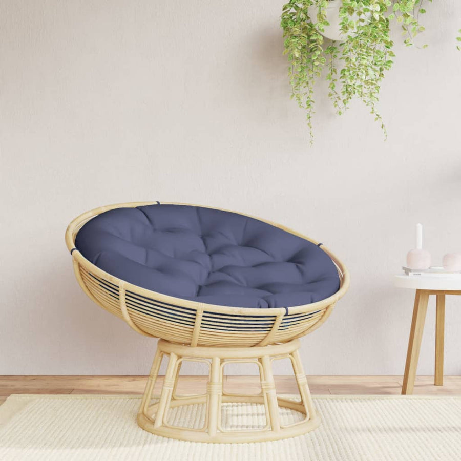 Zitkussen rond Ø 100x11 cm oxford stof marineblauw